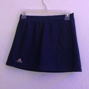 Navy Blue Adidas Tennis Skirt